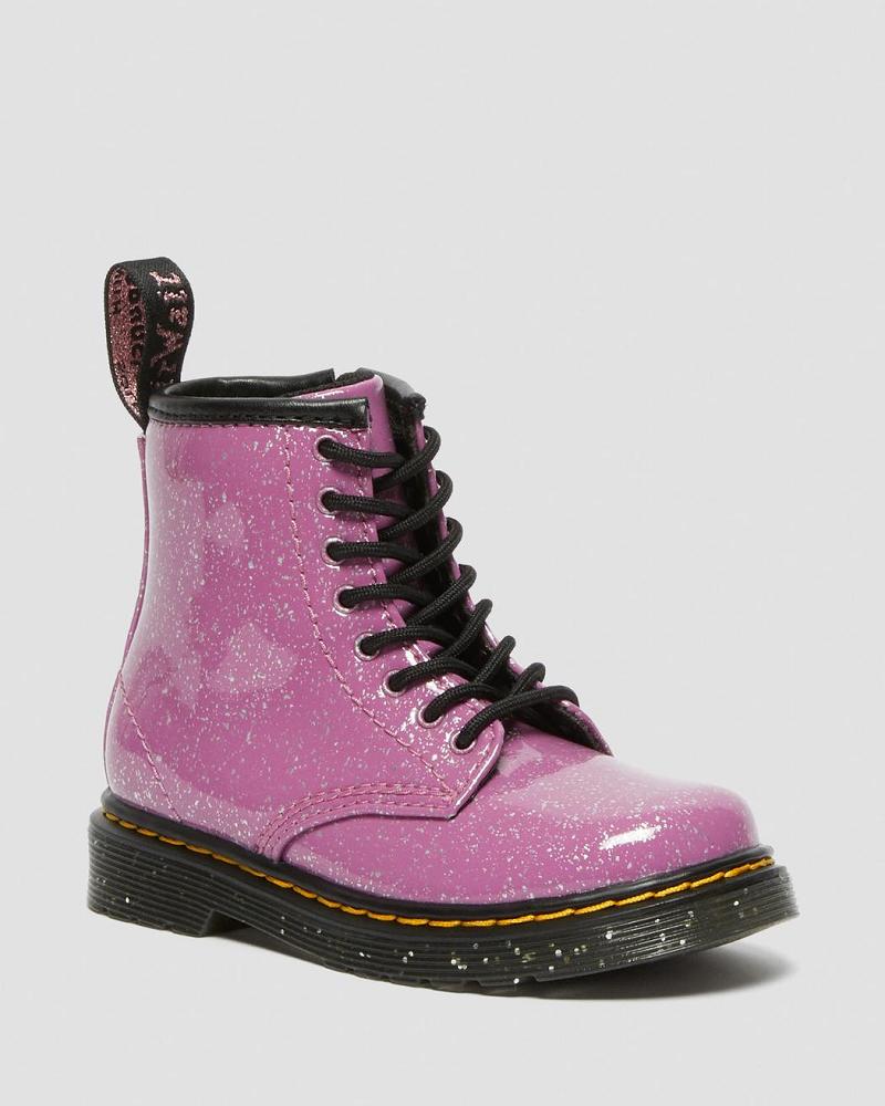 Dr Martens Toddler 1460 Glitter Veterlaarzen Kinderen Roze | NL 131SGL